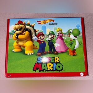 Hot Wheels Super Mario Character Cars Box - Red